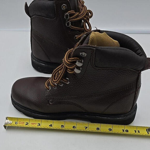 Eagle Work‎ Boot Genuine Leather Heavy Duty Size 7 Oil Resistant Brown - Picture 10 of 10